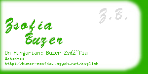 zsofia buzer business card